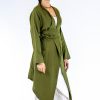 Jade Linen Kimono Bohemian Style Robe Dress Long
