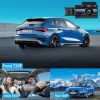 🔥 Best Seller | 1080p Triple Lens Wifi Dash Cam – 3 Channel Car Camera With Mobile App Connection