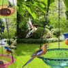 Best Seller Hanging Bird Feeder Tray – Outdoor Garden & Balcony Bird Feeding Dish With Iron Chain