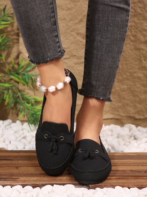 🔥 Best Seller 2026 | Women’s Tassel Loafers – Slip-on Soft Sole Casual Moccasin Flats