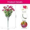 Hot Sale 50 Offrealistic Uv-resistant Outdoor Flowers Zero Maintenance
