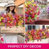 Hot Sale 50 Offrealistic Uv-resistant Outdoor Flowers Zero Maintenance