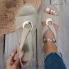 Best Seller-last Day Sale 50 Off - Ladies Flat Sandals Comfortable Soft-soled Sa