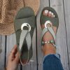 Best Seller-last Day Sale 50 Off - Ladies Flat Sandals Comfortable Soft-soled Sa