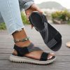 Best Seller-last Day Sale 50 Offwomens Beige Elastic Strap Comfort Sandals